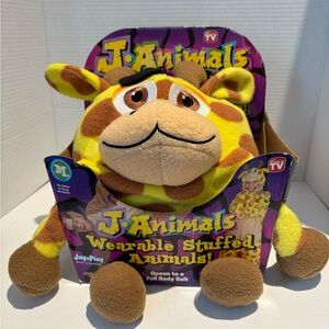 Jay At Play Janimals Giraffe Wearable Medium Costume - See Pics For Sizing